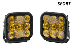 Diode Dynamics SS5 LED Pod Sport Yellow Spot (pair) DD6771P