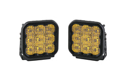 Diode Dynamics SS5 LED Pod Sport Yellow Flood (pair) DD6773P