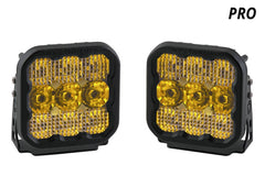 Diode Dynamics SS5 LED Pod Pro Yellow Spot (pair) DD6777P
