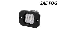 Diode Dynamics Stage Series C1 LED Pod White SAE Fog Flush ABL (one) DD6850S
