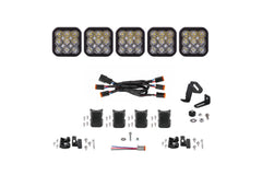 Diode Dynamics SS5 Sport Universal CrossLink 5-Pod Lightbar White Driving DD7208