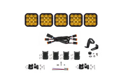 Diode Dynamics SS5 Sport Universal CrossLink 5-Pod Lightbar Yellow Driving DD7209
