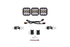 Diode Dynamics SS5 Pro Universal CrossLink 3-Pod Lightbar White Combo DD7238