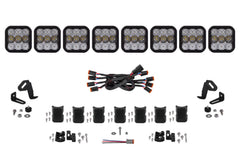 Diode Dynamics SS5 Pro Universal CrossLink 8-Pod Lightbar White Combo DD7248