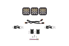 Diode Dynamics SS5 Pro Universal CrossLink 3-Pod Lightbar White Driving DD7250