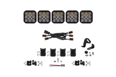 Diode Dynamics SS5 Pro Universal CrossLink 5-Pod Lightbar White Driving DD7254
