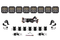 Diode Dynamics SS5 Pro Universal CrossLink 8-Pod Lightbar White Driving DD7260