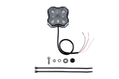 Diode Dynamics Stage Series Single-Color LED Rock Light, White Diffused Bare Wire (one) DD7429