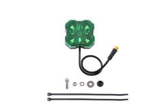 Diode Dynamics Stage Series Single-Color LED Rock Light, Green M8 (one) DD7438