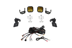 Diode Dynamics Polaris RZR A-Pillar LED Pod Kit, SS3 Pro Yellow Combo DD7638