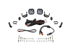Diode Dynamics SS3 LED Bumper 1.5 Inch Roll Bar Kit, Max White Combo (pair) DD7657