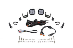 Diode Dynamics SS3 LED Bumper 1.5 Inch Roll Bar Kit, Max White SAE Fog (pair) DD7663