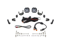 Diode Dynamics SS3 LED Bumper 1 Inch Roll Bar Kit, Sport White Combo (pair) DD7674