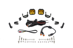 Diode Dynamics SS3 LED Bumper 1 Inch Roll Bar Kit, Sport Yellow Combo (pair) DD7677