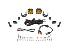 Diode Dynamics SS3 LED Bumper 1.25 Inch Roll Bar Kit, Sport Yellow Combo (pair) DD7689