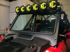 Moto Armor Glass Windshield for CAGEWRX Baja Spec Cage 2019+ RZR TURBO S, XP 1000