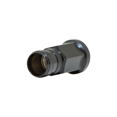 Gorilla Forged Steel Racing Open End Lug Nut - 12mm x 1.50 Thread Size - 3/4" Hex - Black Finish - Bulk (45038BC)