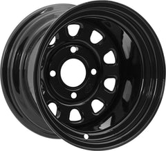 ITP Delta Steel 12x7 / 4/137 BP / 4+3 Offset Black Wheel 1222864014B