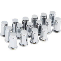 Raceline Open Spline Lug Nuts 1/2in-20 - 16 Pack - Chrome ALUG120BX