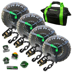 Rhino USA Lasso Straps; Basket Straps - Black LASSO-STRAPS-BLK