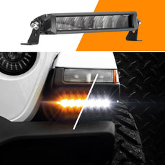 XKGLOW XK Glow Razor Light Bar Fog+Strobe No Wire & Switch 6in XK064006-FS