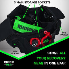 Rhino USA Ultimate Recovery Gear Storage Bag (Black) RNO-RECOVERY-BAG