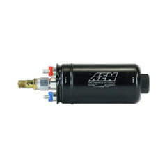 AEM 400LPH (Metric) Inline High Flow Fuel Pump M18x1.5 Inlet - M12x1.5 Outlet
