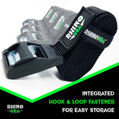 Rhino USA Lashing Straps 1In X 12Ft - Set Of 4 LASHING-STRAP-4PK