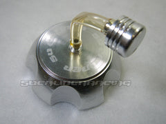Aluminum 50 Caliber Racing Gas Cap Silver
