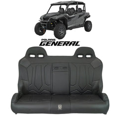 General 1000 Rear Bench Seat W Harnesses (2017+) - UTVMA