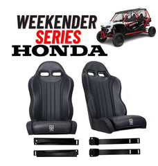 "Weekender" Series Pair of Front Suspension Bucket Seats Honda Talon 4 Only (2019+) - UTVMA