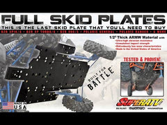 SuperATV Kawasaki Teryx KRX 1000 Full Skid Plate