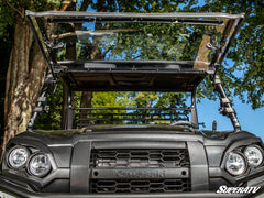 SuperATV Kawasaki Mule Pro Scratch Resistant Flip Windshield