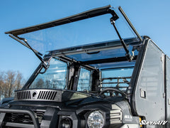 SuperATV Kawasaki Mule Pro MaxDrive Power Flip Windshield