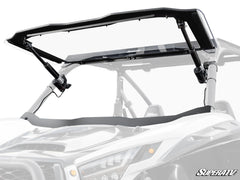 SuperATV Kawasaki Teryx KRX 1000 MaxDrive Power Flip Windshield
