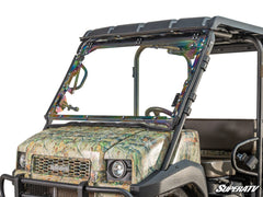 SuperATV Kawasaki MULE 4000/4010 Scratch-Resistant Flip Windshield