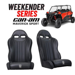 "Weekender" Series Pair of Front Suspension Bucket Seats Maverick Sport/ Maverick Sport MAX (2019+) - UTVMA
