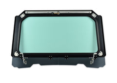 Black Vented Glass Windshield for RZR 900, 1000, Turbo with Wiper