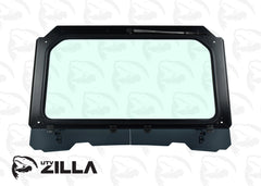 Black Vented Glass Windshield for RZR 900, 1000, Turbo with Wiper