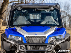 SuperATV Polaris General 1000 MaxDrive Power Flip Glass Windshield