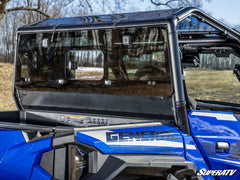 SuperATV Polaris General 1000 Glass Sliding Rear Windshield