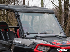 SuperATV Polaris RZR XP Turbo Flip Down Windshield