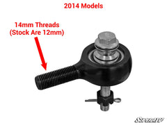 SuperATV Polaris RZR XP 1000 Heavy-Duty Swaged Tie Rod Kit