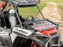 SuperATV Polaris RZR XP Turbo Flip Down Glass Windshield