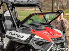 SuperATV Polaris RZR XP 1000 Flip Down Glass Windshield