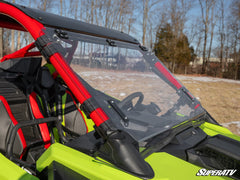 SuperATV Polaris RZR Turbo R Flip Windshield