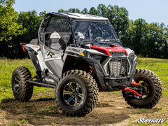 SuperATV Polaris RZR XP Turbo Vented Full Windshield