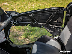 SuperATV Polaris RZR XP Turbo Clear Lower Doors