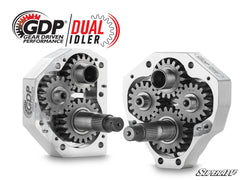 SUPERATV Polaris RZR XP 1000 4" Portal Gear Lift - Billet, 0.15 Gear Reduction, Dual Idler