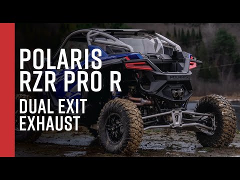 MBRP Polaris Single Slip-on Dual Outlet Muffler. AT-9533PT